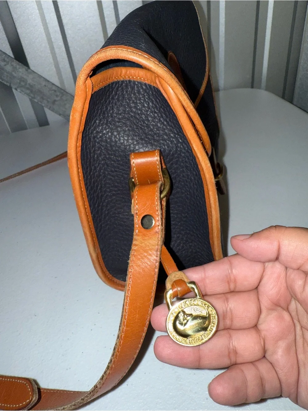vintage Dooney & Bourke All-Weather Leather bag